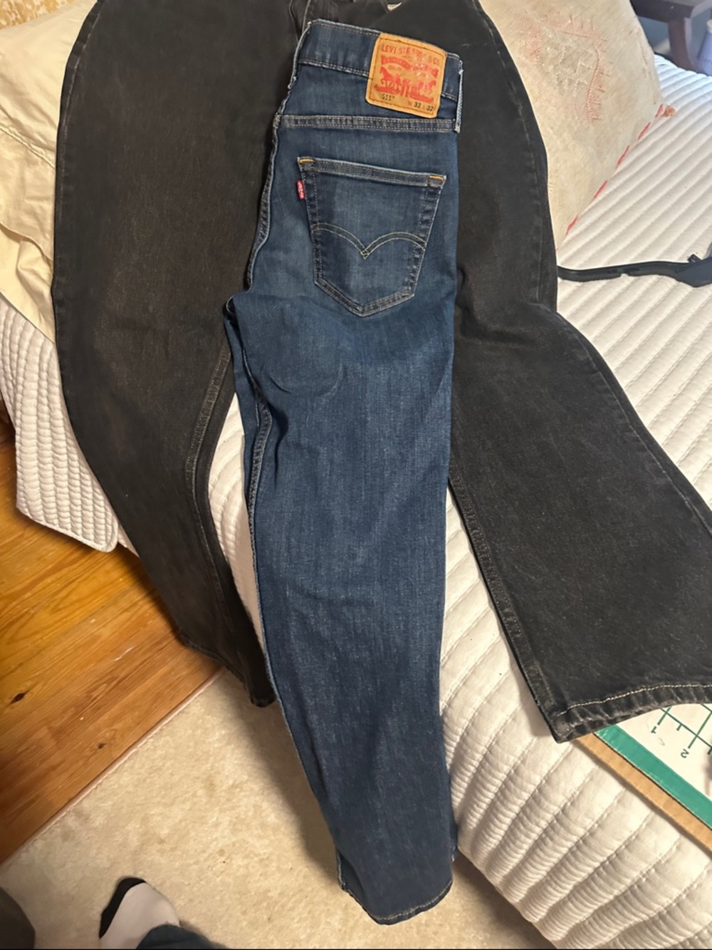 Levi's Blue and Black Denim Jeans Duo - Dark Blue & Black